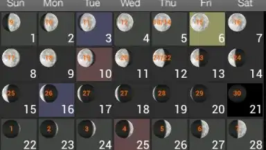 Captura de tela de Hindu Calendar 12