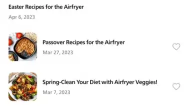 Captura de tela de Kitchen+ Airfryer recipes 16