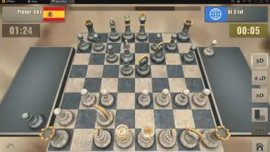 Captura de tela de Real Chess 9