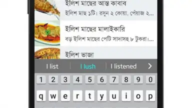 Captura de tela de Bangla Recipes 4