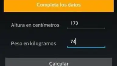 Captura de tela de CALCImc 1