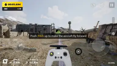 Captura de tela de DJI Virtual Flight 1