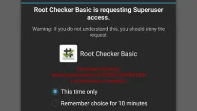 Captura de tela de Root Checker 5