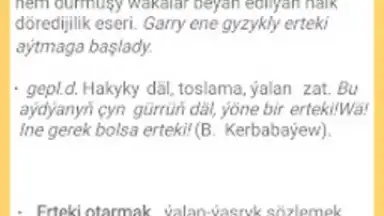 Captura de tela de Hazyna sözlük 1