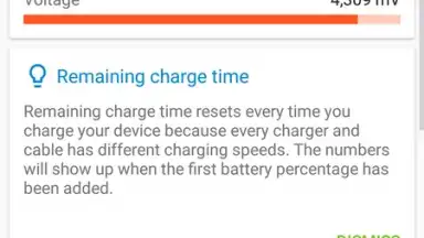 Captura de tela de AccuBattery 2