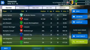 Captura de tela de Championship Manager 17 5