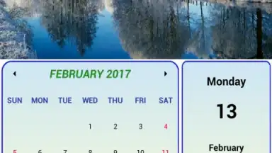 Captura de tela de PhotoCalendar 1