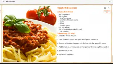 Captura de tela de Pasta Rezepte 5
