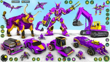 Captura de tela de Bull Robot Car Game: Robot Game 1