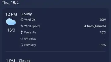 Captura de tela de Live Weather 10