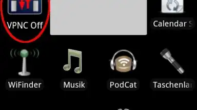 Captura de tela de VPNC Widget 5