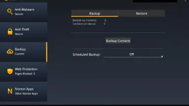 Captura de tela de Norton Mobile Security 1