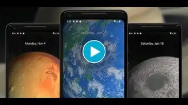 Captura de tela de Moon 3D Live Wallpaper 1