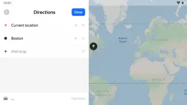 Captura de tela de Yandex Maps 8