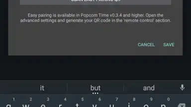 Captura de tela de Popcorn Time Remote 7