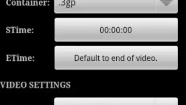 Captura de tela de Video Converter Android 4