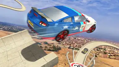 Captura de tela de Impossible GT Car Racing Stunts 2019 1