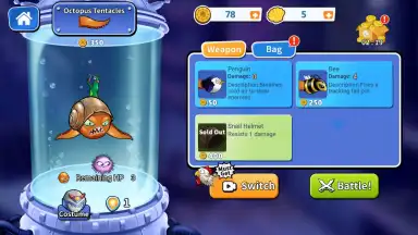 Captura de tela de Crazy Octopus 4