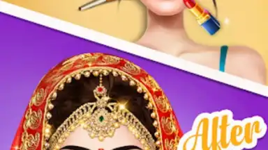 Captura de tela de Indian Wedding Dress up games 7