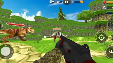 Captura de tela de Dinosaur Hunter 3D Game 3