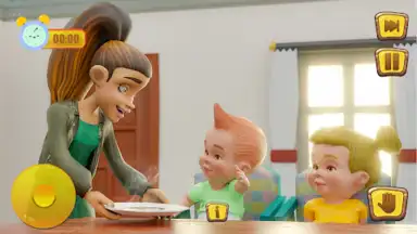 Captura de tela de Twins Baby Mother Daycare Game 4
