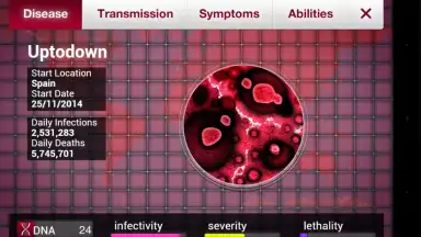 Captura de tela de Plague Inc 2