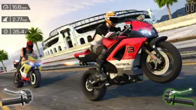 Captura de tela de Highway Bike Riding Simulator 1