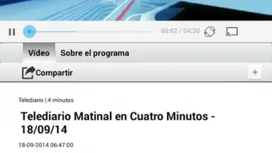 Captura de tela de RTVE Play 17
