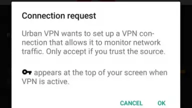 Captura de tela de Urban VPN 7