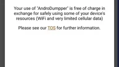 Captura de tela de AndroDumpper 10