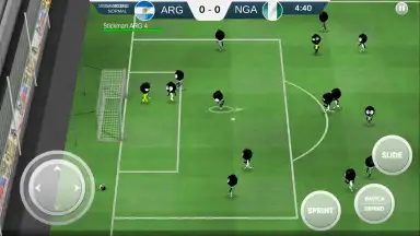 Captura de tela de Stickman Soccer 2018 5