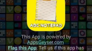 Captura de tela de ABC NOTEPAD 3