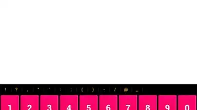 Captura de tela de Pink Keyboard 15