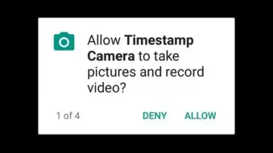 Captura de tela de Timestamp Camera 9
