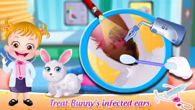 Captura de tela de Baby Hazel Pet Doctor 11