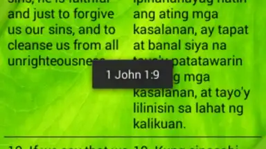 Captura de tela de Pinoy Bible 1