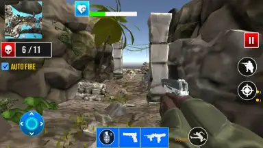 Captura de tela de Real Commando free shooting games 8