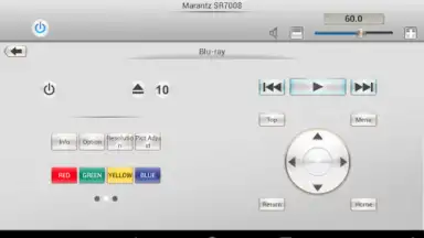 Captura de tela de Marantz Remote App 3