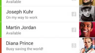 Captura de tela de Talk.to - Chat for GTalk & FB 1