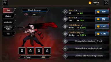 Captura de tela de IDLE Berserker 7