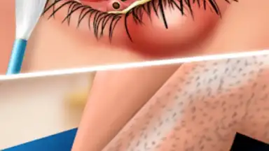 Captura de tela de ASMR Doctor Makeup Salon games 5