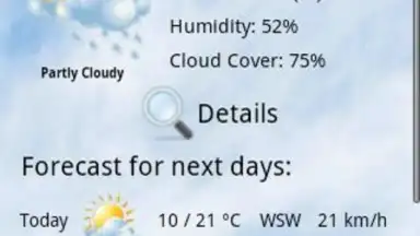 Captura de tela de Local weather 2
