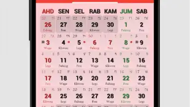 Captura de tela de Indonesia Calendar 2
