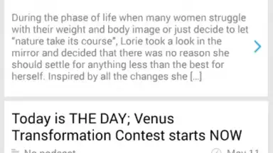 Captura de tela de Venus Index Mobile 14