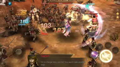 Captura de tela de Dynasty Warriors Unleashed 5