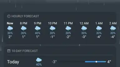 Captura de tela de Real Weather 11