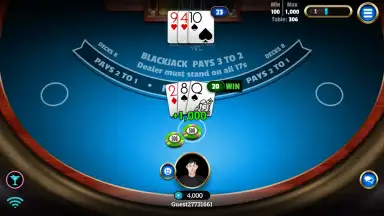 Captura de tela de BlackJack 21 10