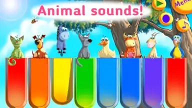 Captura de tela de Baby Zoo Piano 4