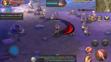 Captura de tela de Guardians of Fantasy 8