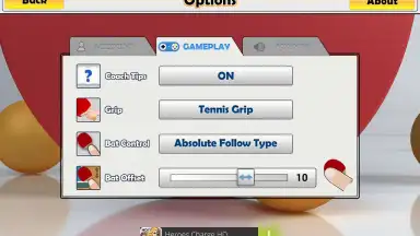 Captura de tela de Virtual Table Tennis 3